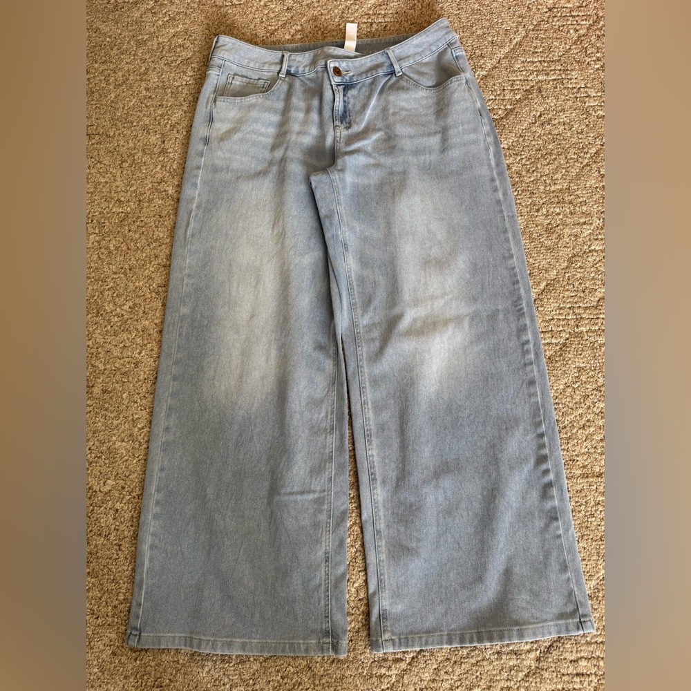 HALARA Light Blue Women's Straight Leg Jeans
